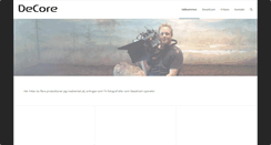 Desktop Screenshot of decore.se