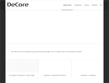 Tablet Screenshot of decore.se